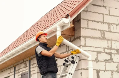 Pose et remplacement de gouttières à Haut-Lieu